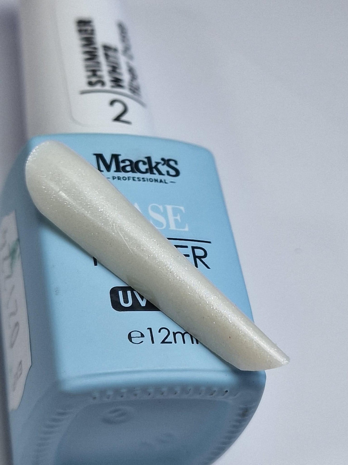 Mack’s Fiber Cover Base - Shimmer White 2