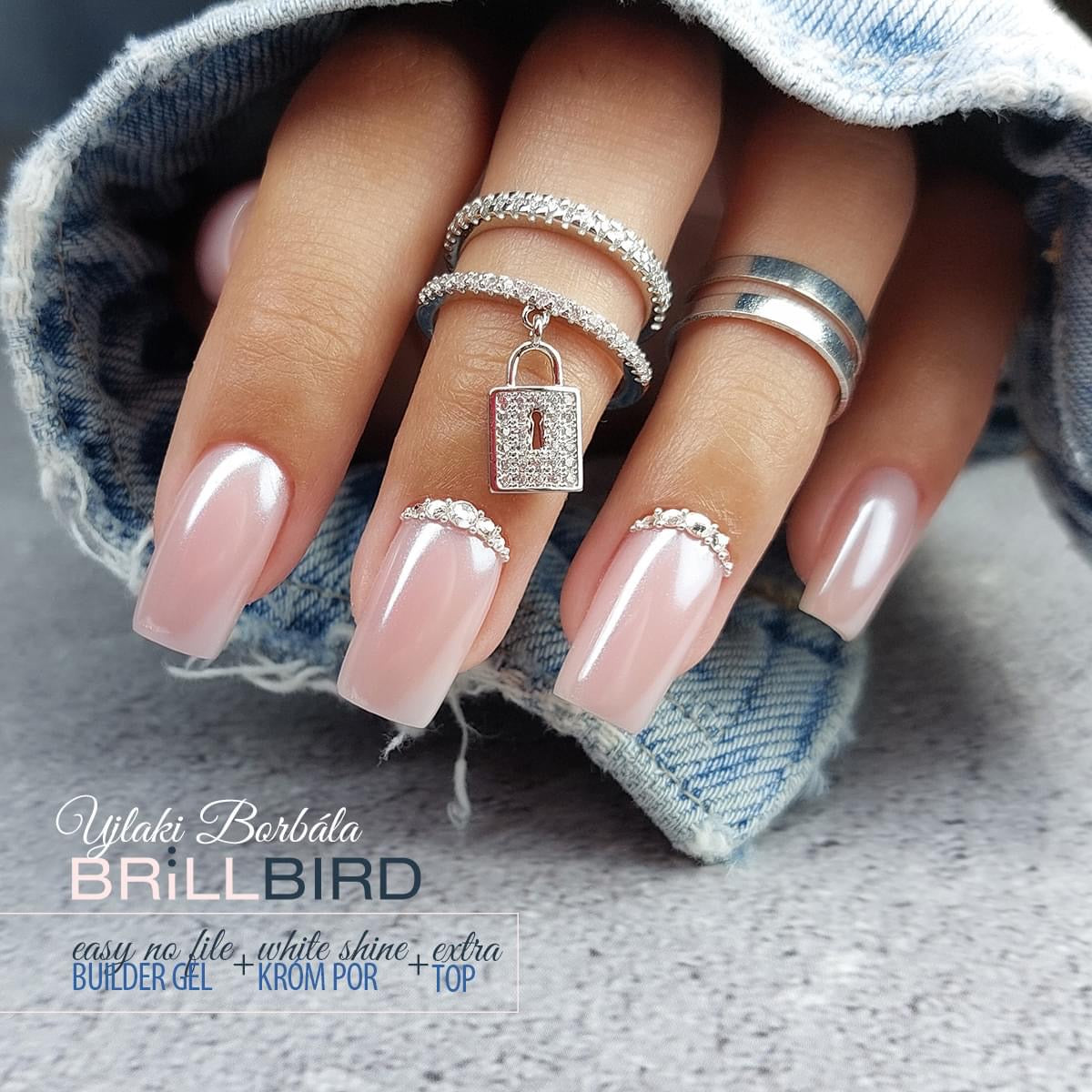 Brillbird Chrome Powder - White Shine