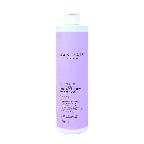 NAK Platinum Blonde Anti-Yellow Shampoo 375ml