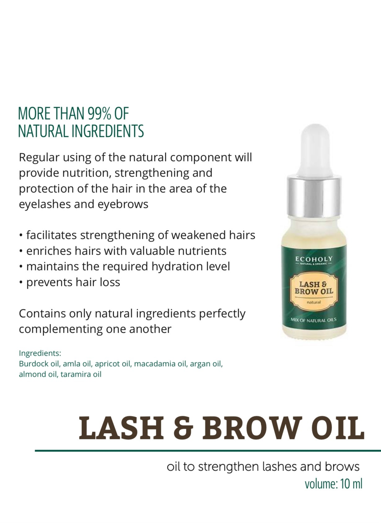 ECOHOLY Brow & Lash Oil