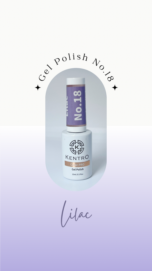 Kentro Color PRO Gel Polish 10ml - Lilac No.18