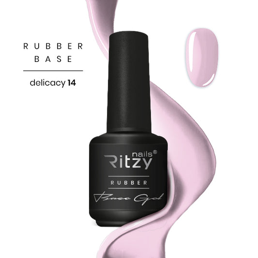 Ritzy Rubber Base Gel - DELICACY 14 - Kentro Beauty Supplies Ireland