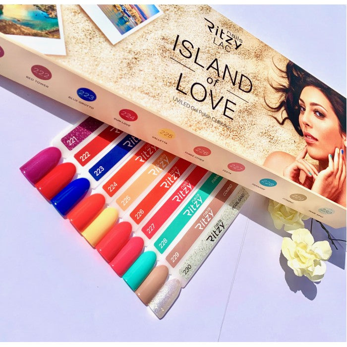 Ritzy ISLAND OF LOVE Lac Collection (221-230) - Kentro Beauty Supplies Ireland