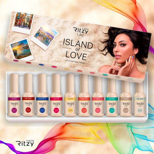 Ritzy ISLAND OF LOVE Lac Collection (221-230) - Kentro Beauty Supplies Ireland