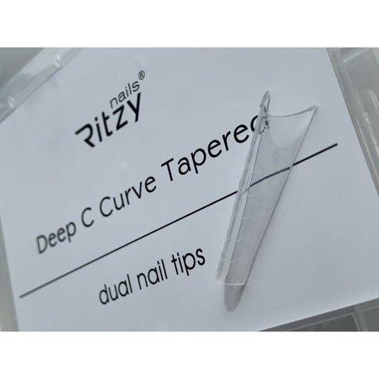 Ritzy Silicone DEEP C-curve Dual Tips TAPERED (120pcs)