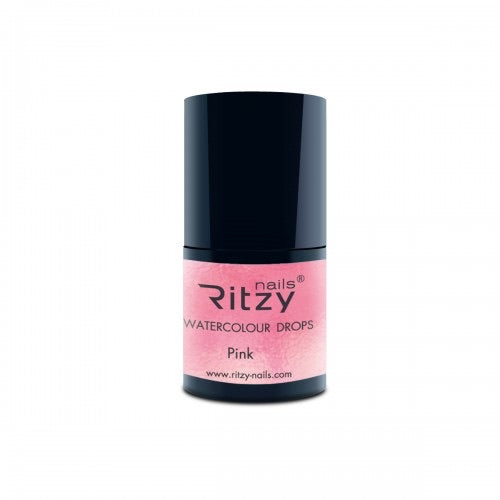 Ritzy "Watercolour Ink Drops" Pink