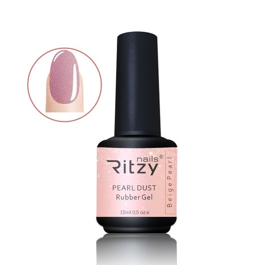 Ritzy Nails Rubber Base - BEIGE PEARL