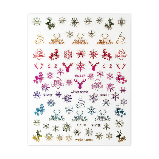 Brillbird Christmas Sticker- Rainbow WG445