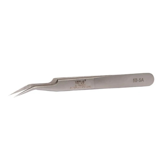VETUS 5B-SA EYELASH TWEEZERS - Kentro Beauty Supplies Ireland