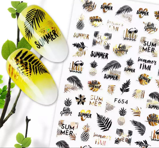 3D Nail Art Stickers - Kentro Beauty Supplies Ireland