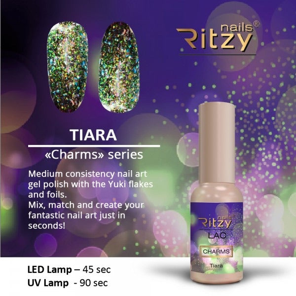 Ritzy Lac - TIARA "Charms" Art Collection