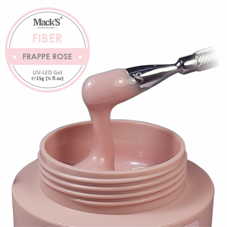 Mack’s Fiber Builder Gel - Frappe Rose