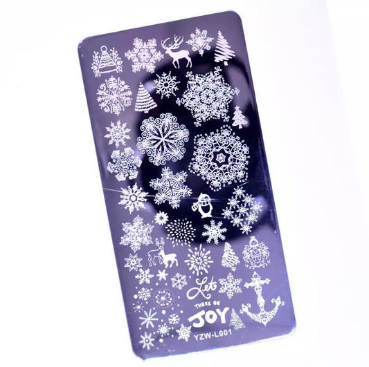 Nail Stamping Plate - Winter Designs 2