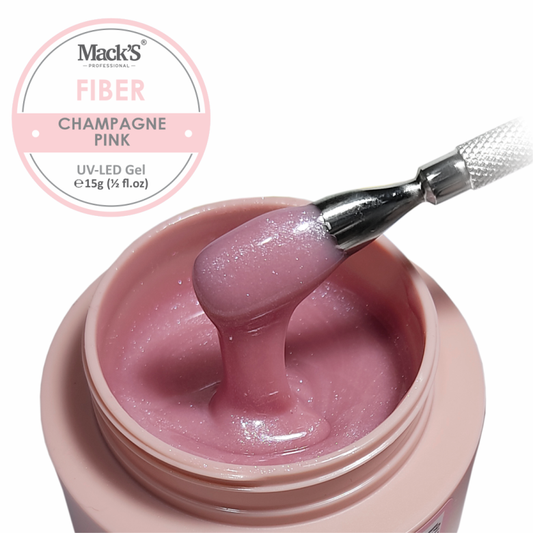 Mack’s Fiber Builder Gel - Champagne Pink