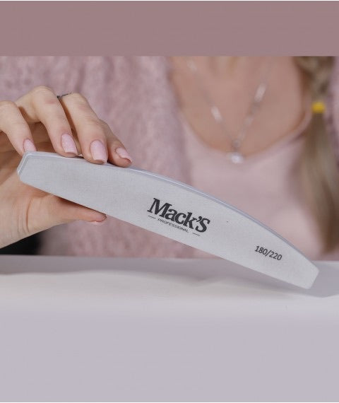 Mack’s Crescent Buffer 180/220 - Kentro Beauty Supplies Ireland