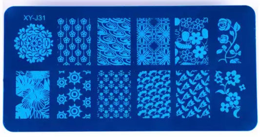 Nail Stamping Plate - No31