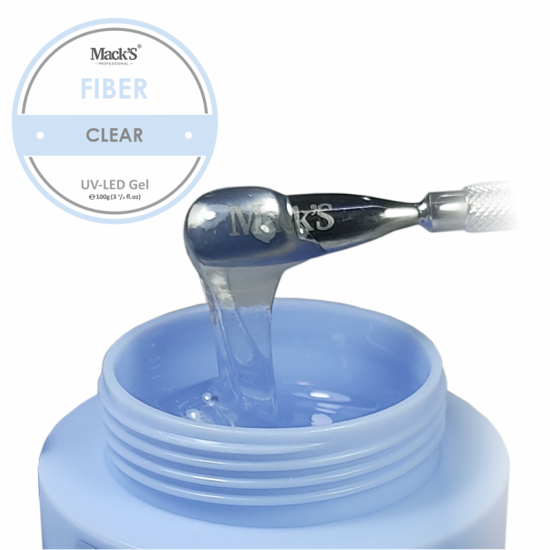 Mack’s Fiber Builder Gel - Clear - Kentro Beauty Supplies Ireland