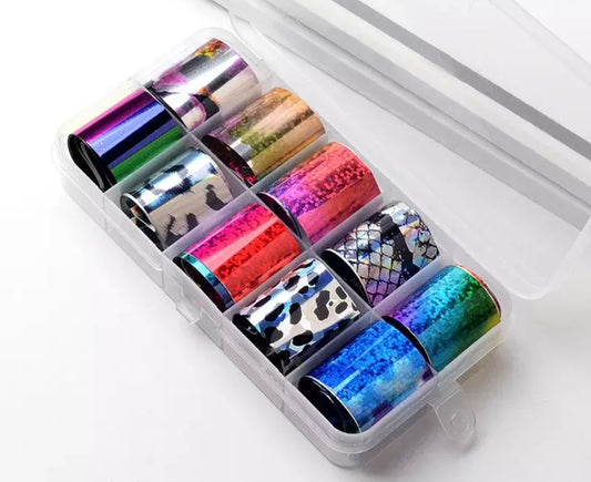 Transfer Foils Box - Colorful Mix