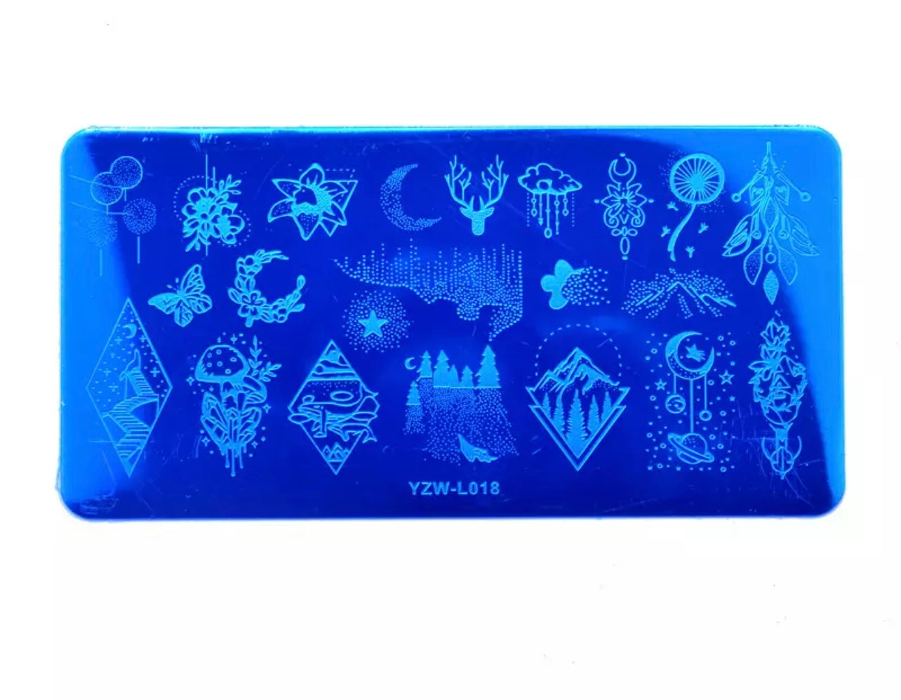 Nail Stamping Plate - Winter Designs 1 - Kentro Beauty Supplies Ireland