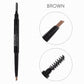Brow definer mechanical pencil with brush
