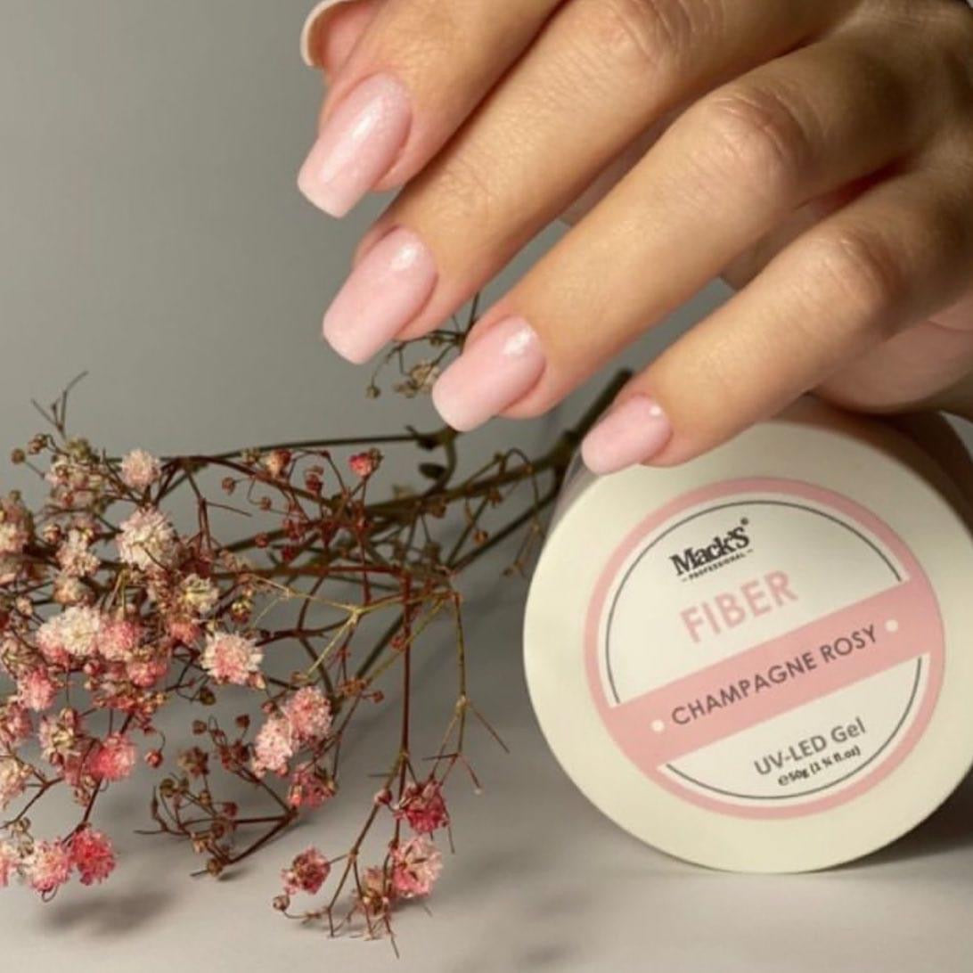 Mack’s Fiber Builder Gel - Champagne Rosy - Kentro Beauty Supplies Ireland
