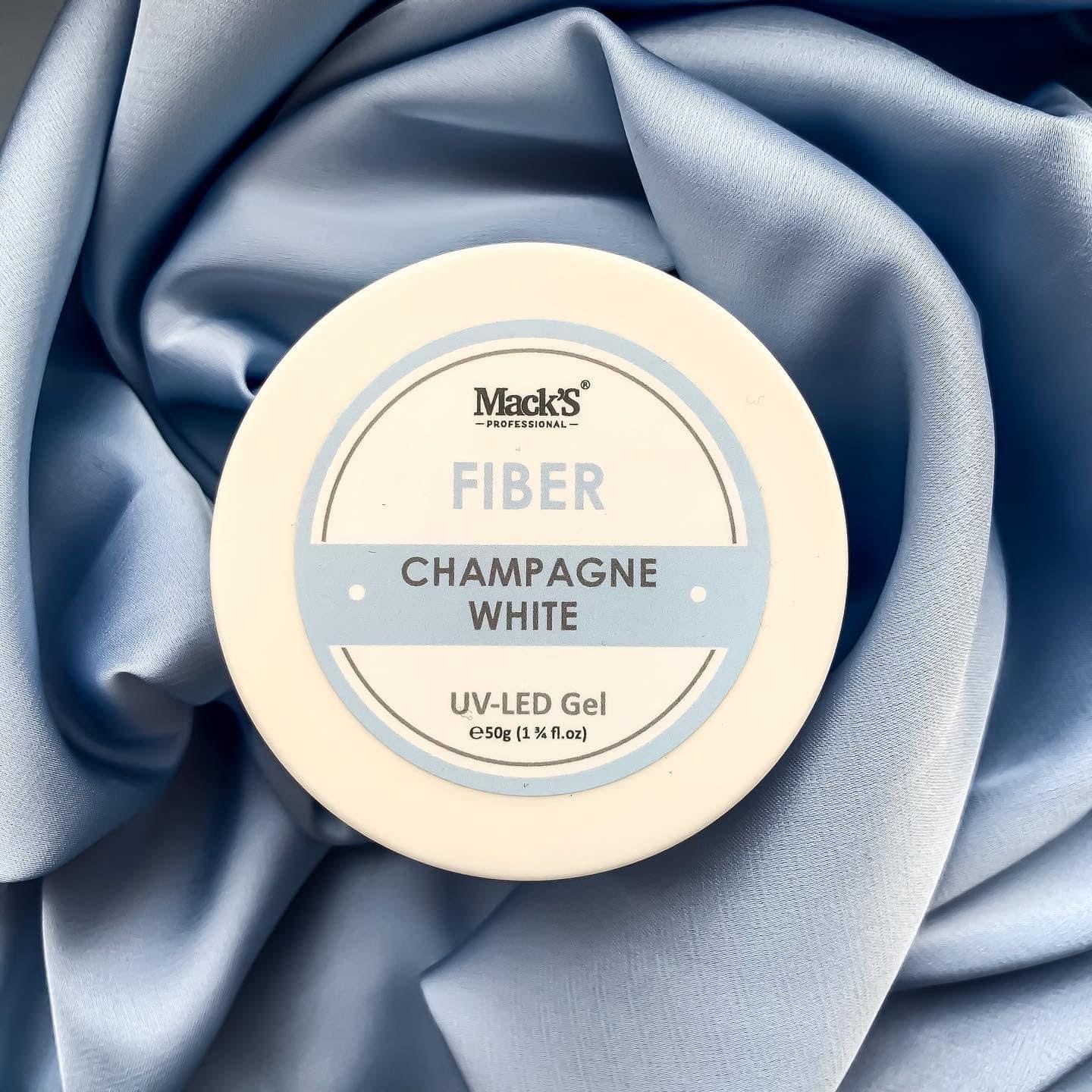 Mack’s Fiber Builder Gel - Champagne White